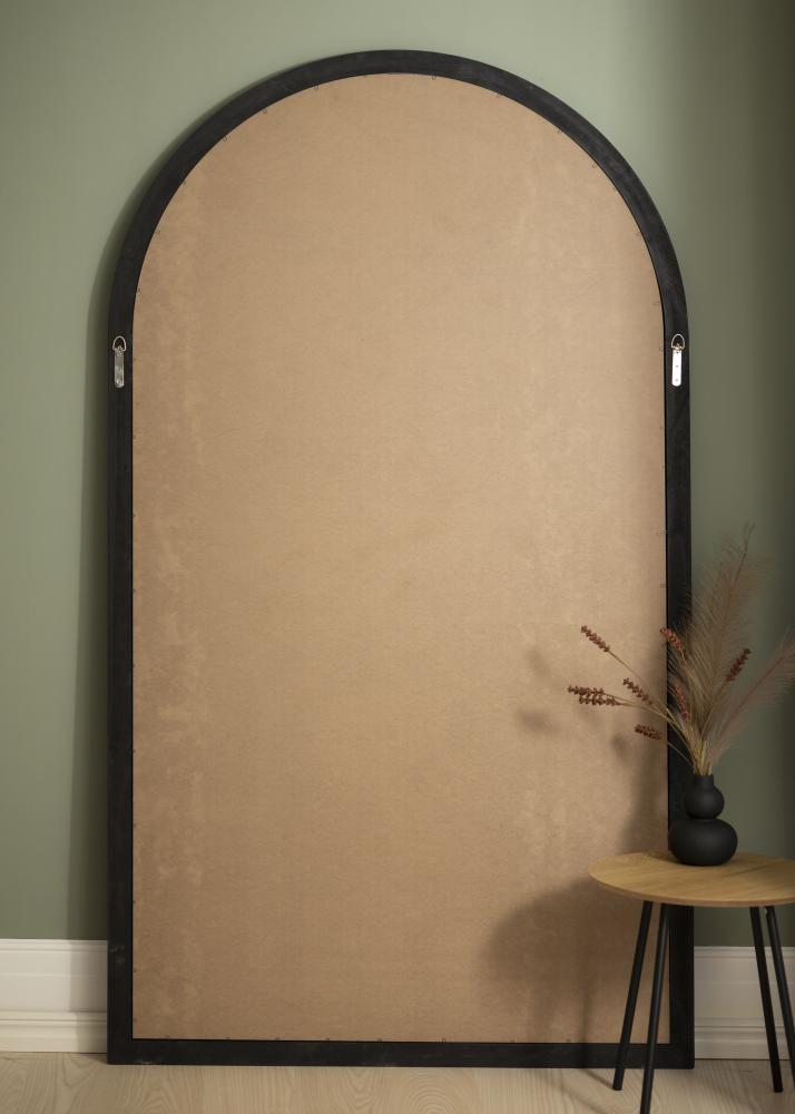 Specchio Window Tall Dome Nero 103x180 cm