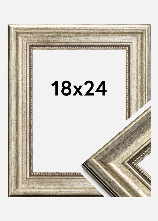 Cornice Rokoko Argento 18x24 cm
