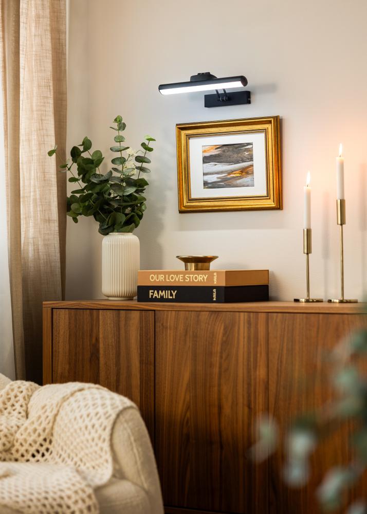 KAILA Gleam Illuminazione per Quadri 32 cm - Nero