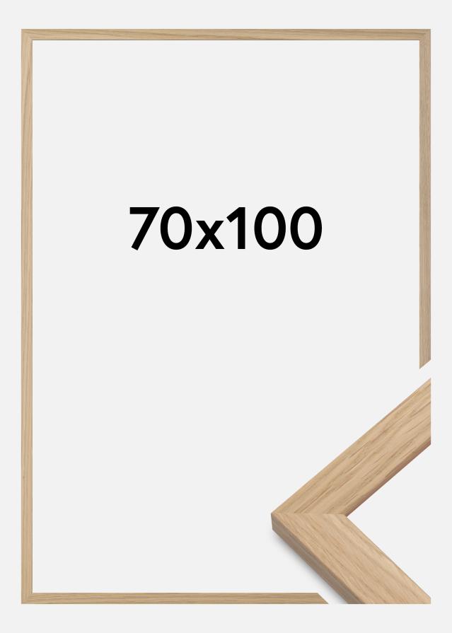 Cornice Oak Wood Vetro acrilico 70x100 cm