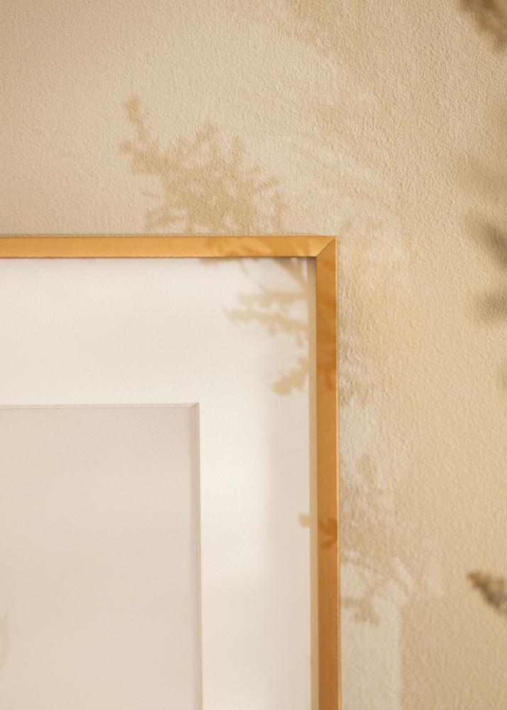 Cornice Nielsen Premium Alpha Spazzolato Ambra - Dimensioni personalizzabili