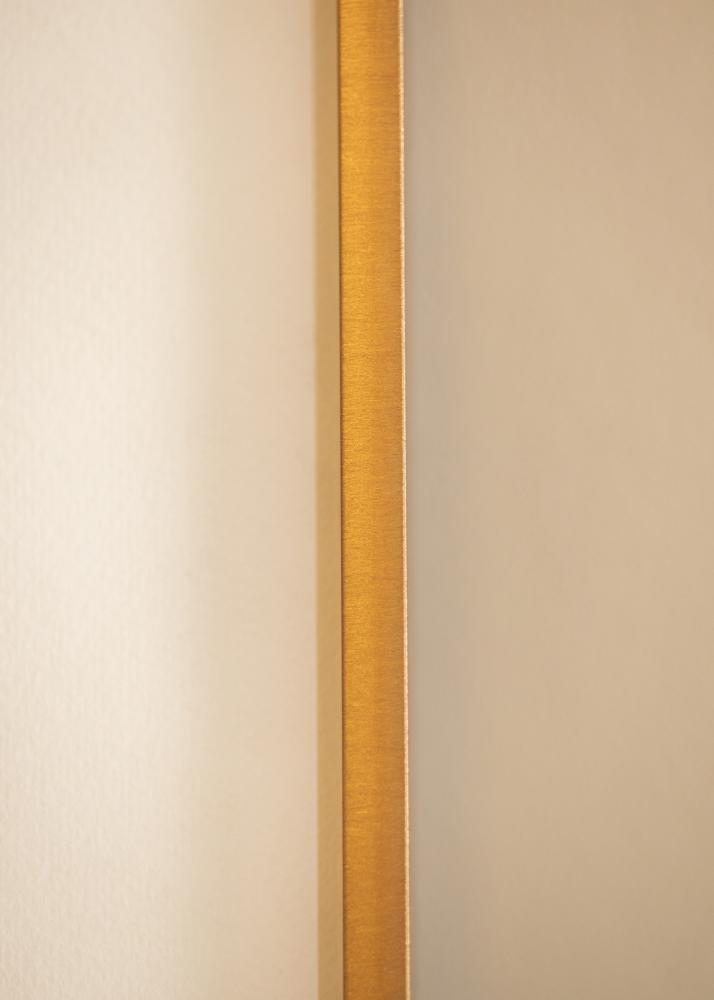 Cornice Nielsen Premium Alpha Spazzolato Ambra - Dimensioni personalizzabili