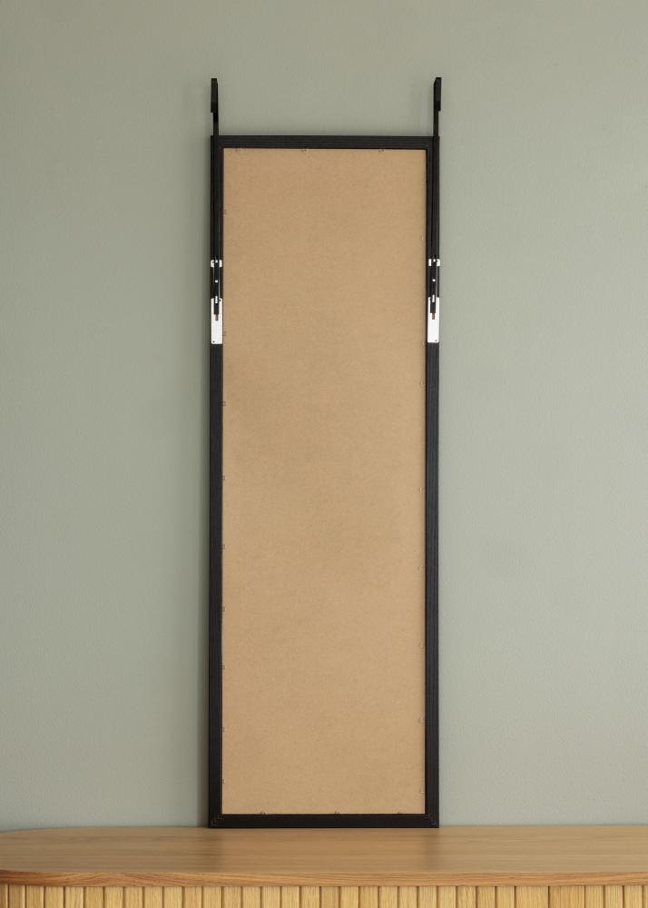 Specchio Overdoor Nero 34x100 cm