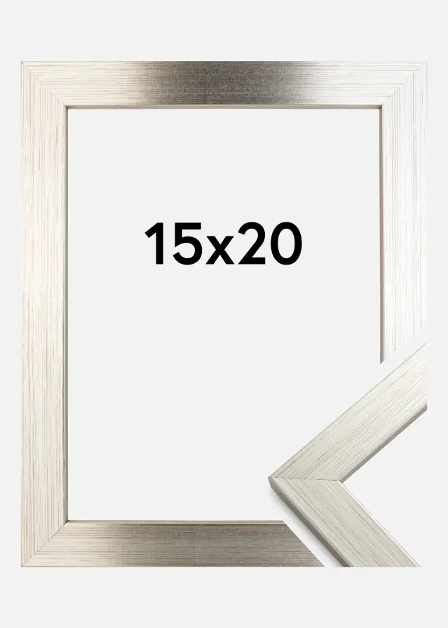 Cornice Silver Wood 15x20 cm