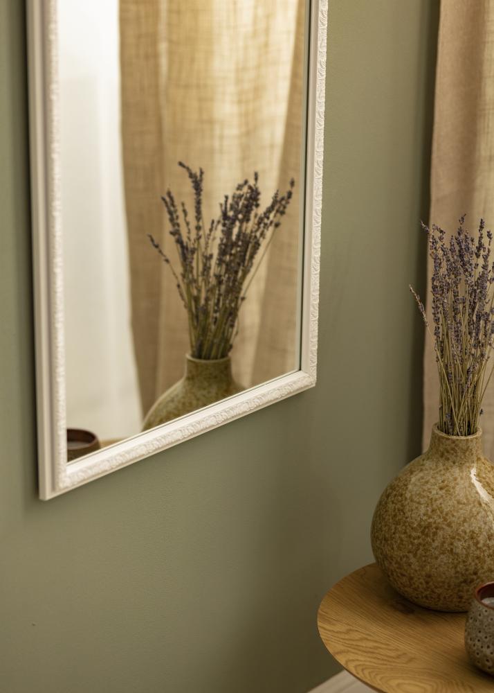 Specchio Nostalgia Bianco 45x125 cm