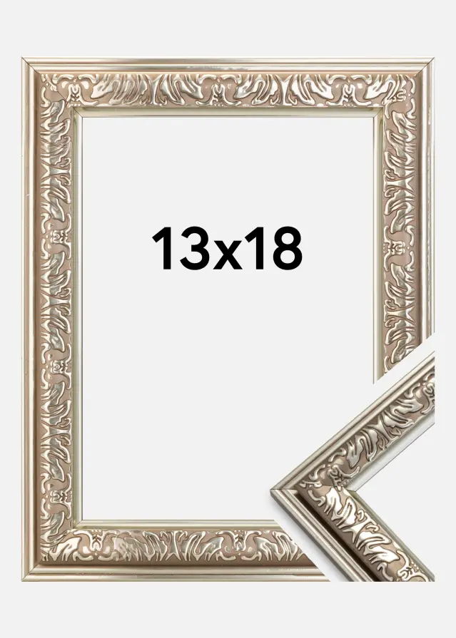 Cornice Nostalgia Argento 13x18 cm