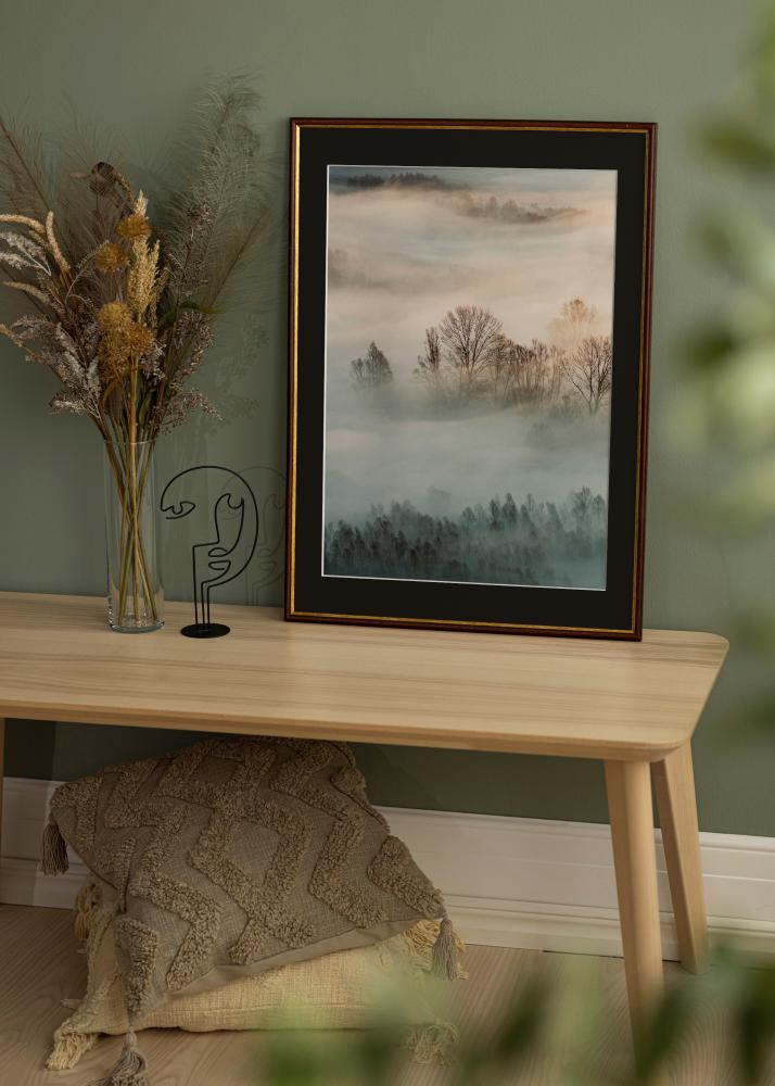 Cornice Horndal Marrone 50x60 cm - Passe-partout Nero 40x50 cm