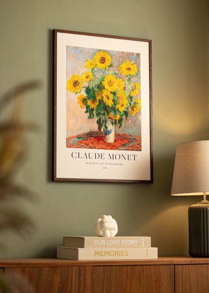 Massive Oak Vetro acrilico Dark Painted 70x100 cm