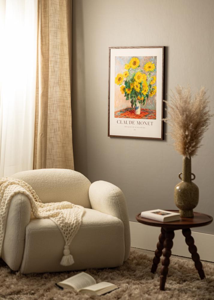 Massive Oak Vetro acrilico Dark Painted 70x100 cm