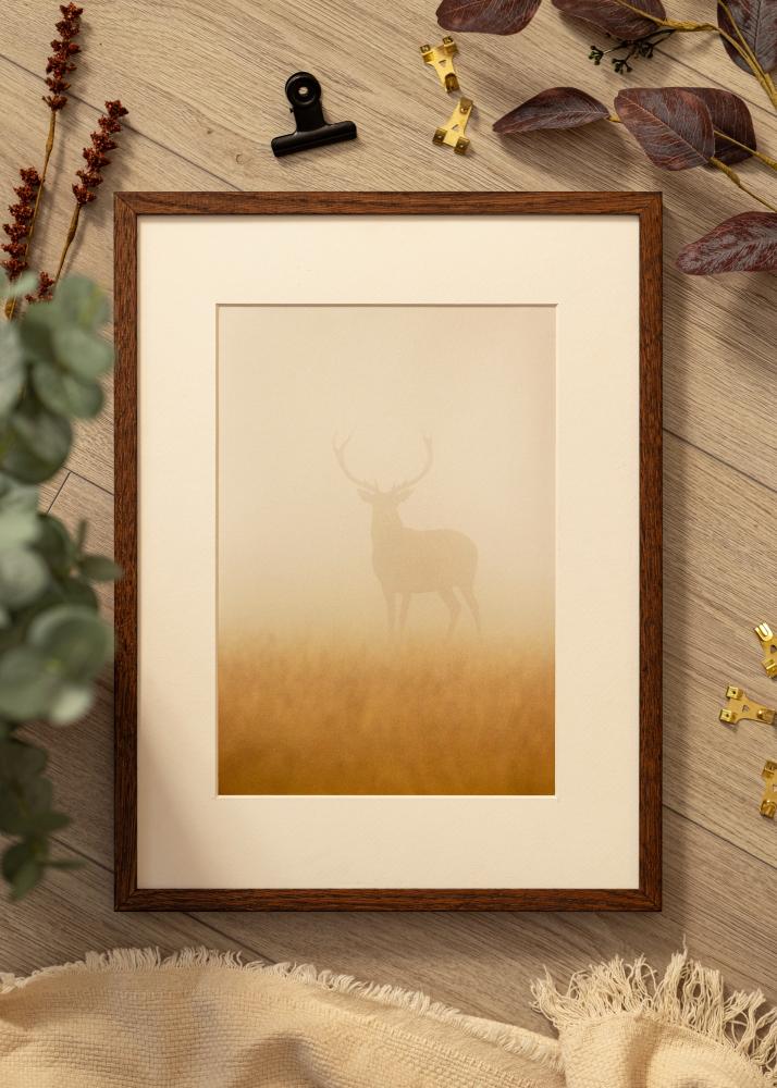 Massive Oak Vetro acrilico Dark Painted 70x100 cm