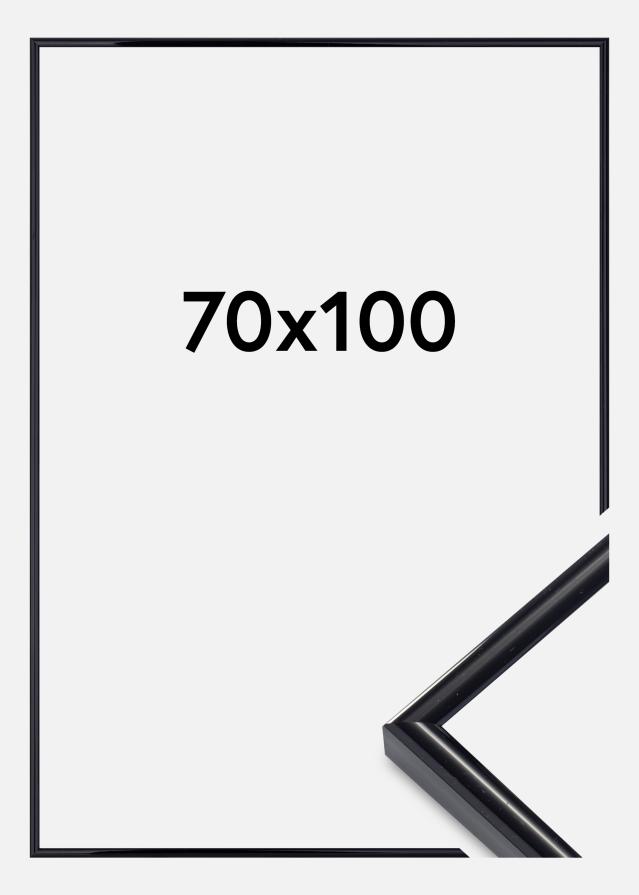 Cornice Victoria Vetro acrilico Nero 70x100 cm