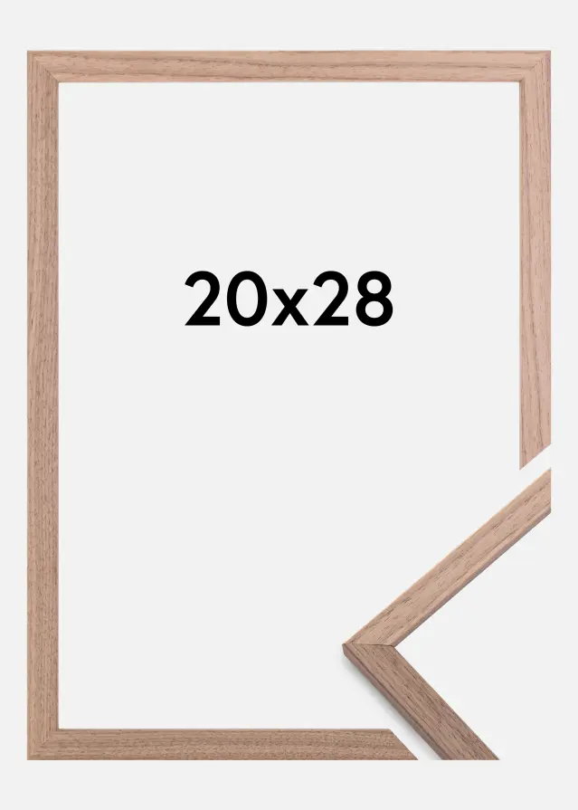 Cornice Edsbyn Noce chiaro 20x28 cm