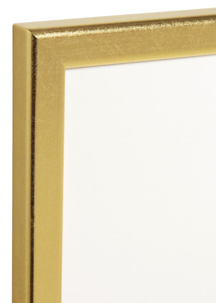 Cornice Slim Opaco Vetro antiriflesso Oro 21X29,7 cm (A4)