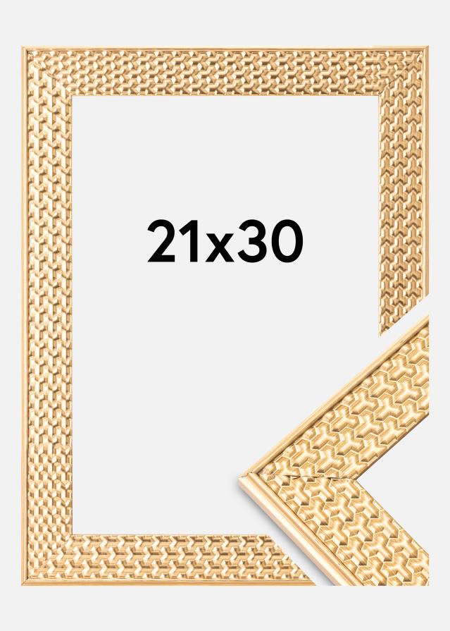 Cornice Grace Vetro acrilico Oro 21x30 cm