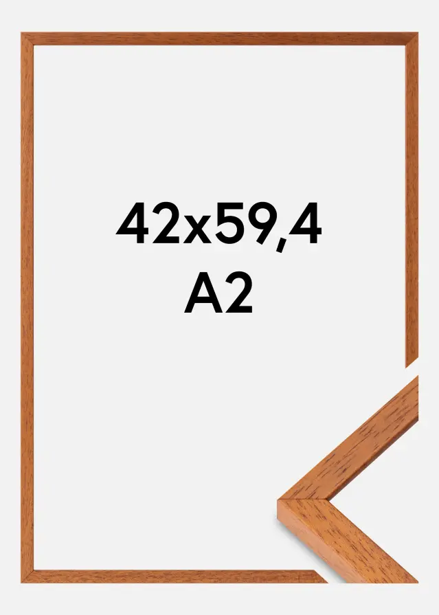 Cornice Ares Vetro Acrilico Ciliegia 42x59,4 cm (A2)