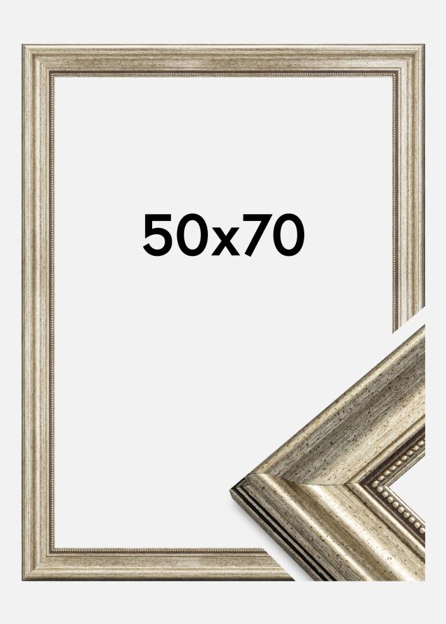 Cornice Rokoko Argento 50x70 cm