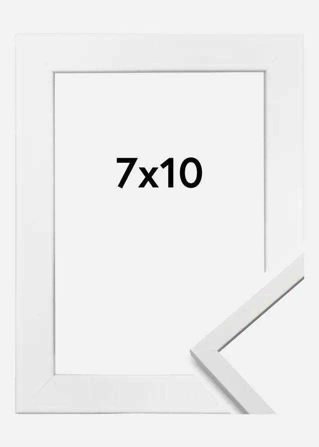 Cornice Edsbyn Vetro acrilico Bianco 7x10 cm