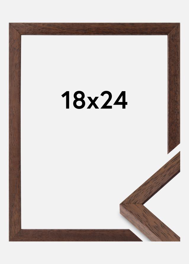 Cornice Ares Vetro Acrilico Teak 18x24 cm