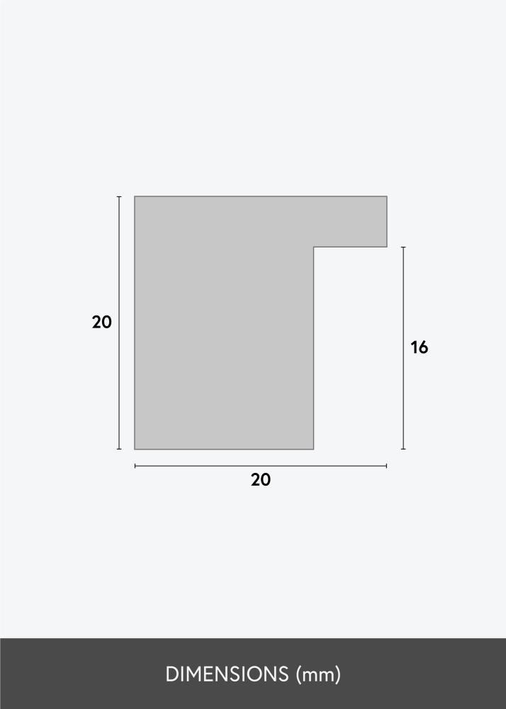 Cornice Devon Argento - Dimensioni personalizzabili