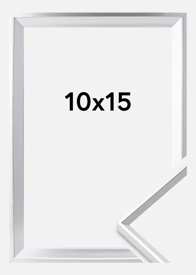 Cornice Desire Vetro acrilico Argento 10x15 cm