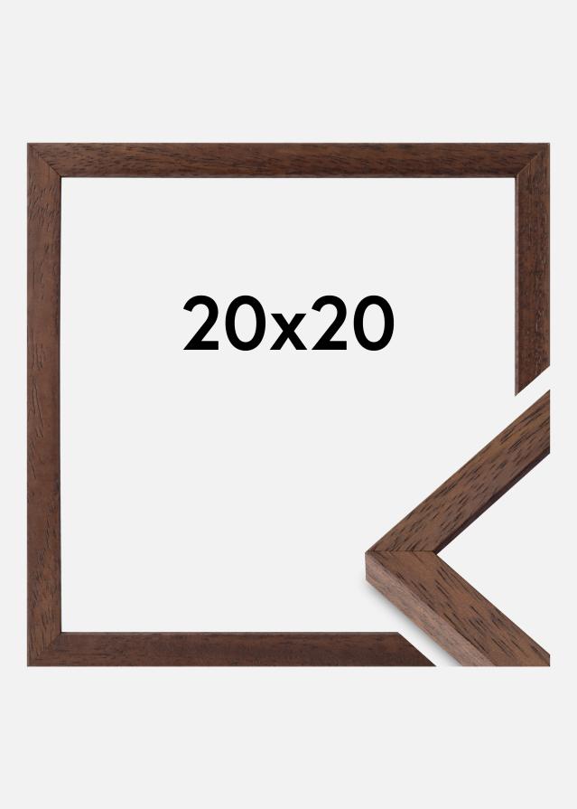 Cornice Ares Vetro Acrilico Teak 20x20 cm