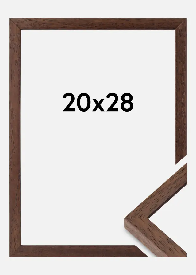 Cornice Ares Vetro Acrilico Teak 20x28 cm