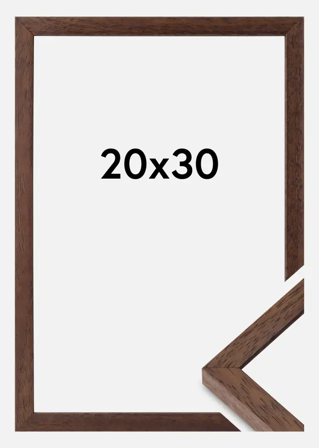 Cornice Ares Vetro Acrilico Teak 20x30 cm