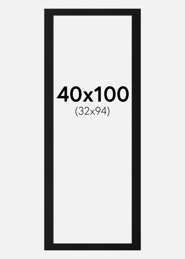 Passe-partout Canson Nero (Bordo interno bianco) 40x100 cm (32x94)