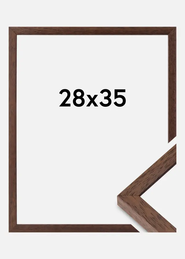 Cornice Ares Vetro Acrilico Teak 28x35 cm