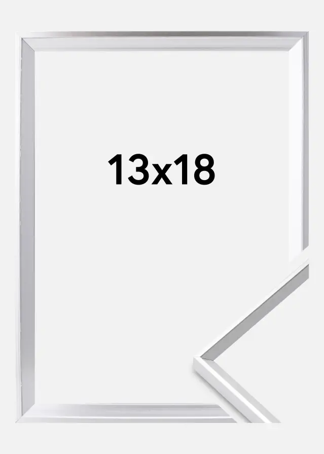 Cornice Desire Vetro acrilico Argento 13x18 cm