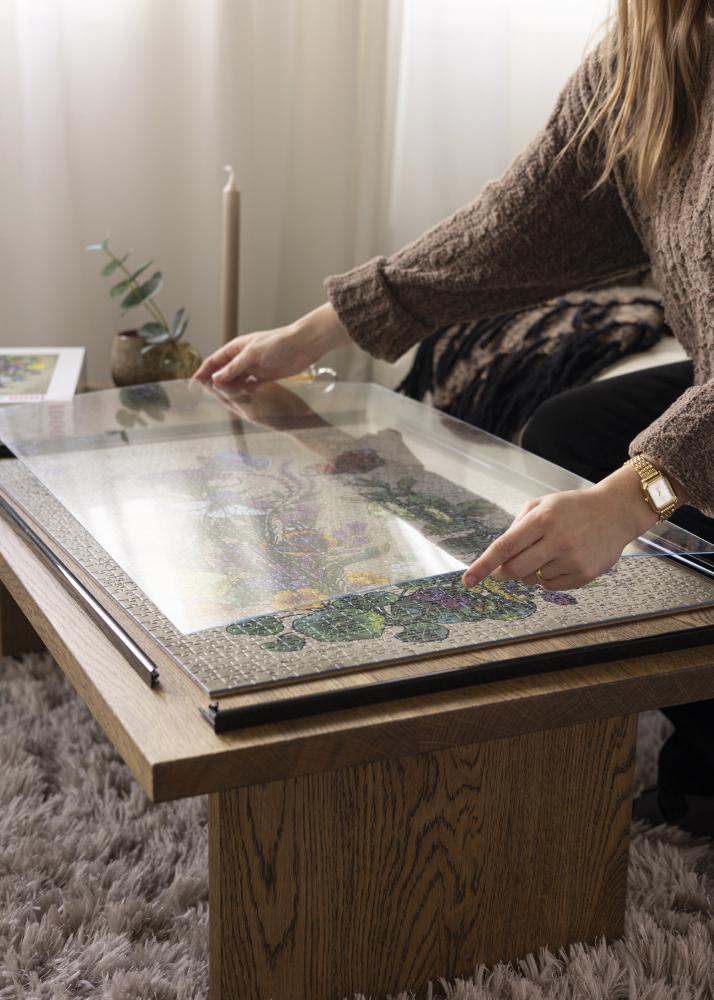 Cornice per puzzle Nero 51x72 cm