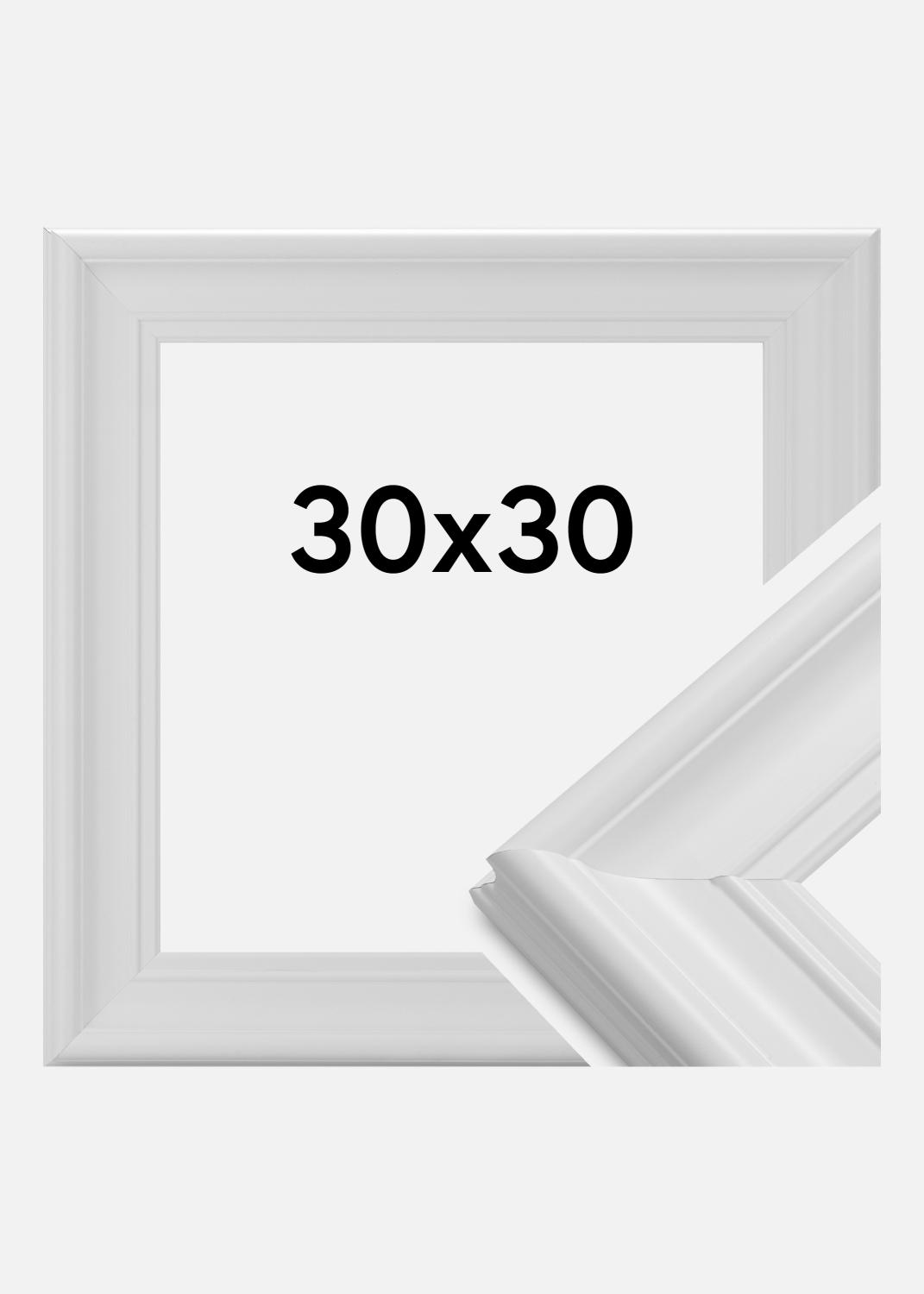 Product Image for Cornice Mora Premium Vetro acrilico Bianco 30x30 cm