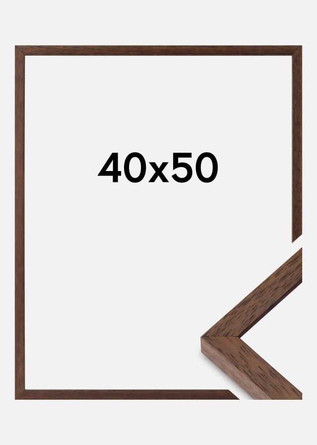 Cornice Ares Vetro Acrilico Teak 40x50 cm
