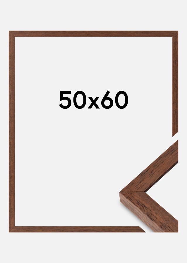 Cornice Hermes Vetro Acrilico Teak 50x60 cm