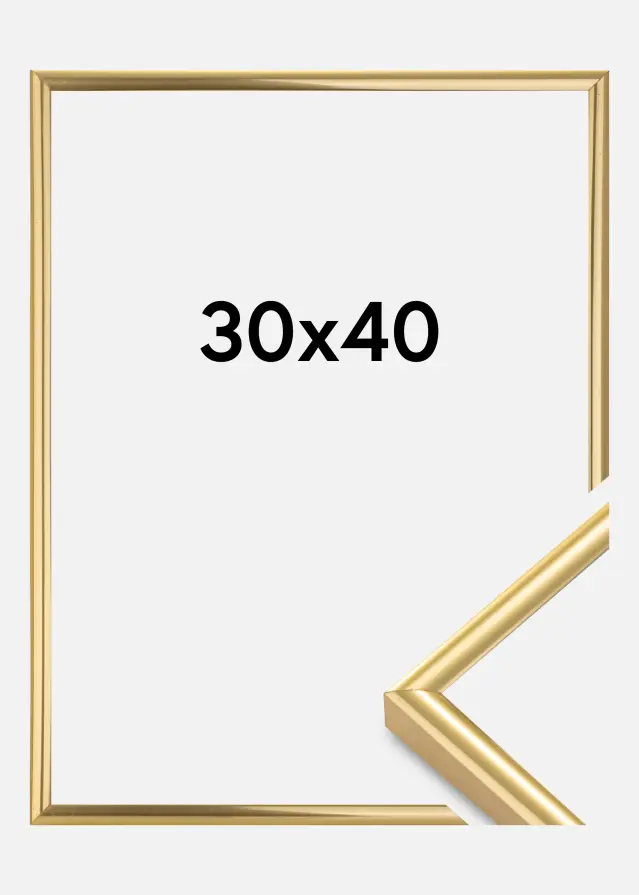 Cornice Victoria Vetro acrilico Oro 30x40 cm