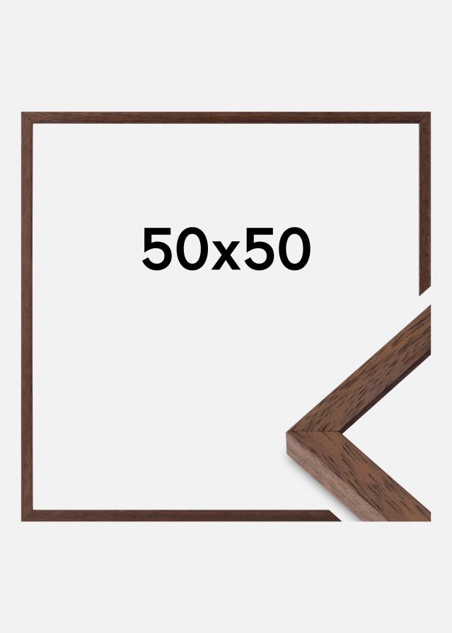 Cornice Ares Vetro Acrilico Teak 50x50 cm