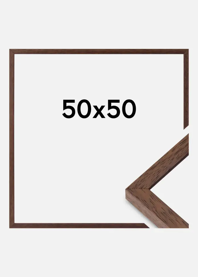 Cornice Ares Vetro Acrilico Teak 50x50 cm