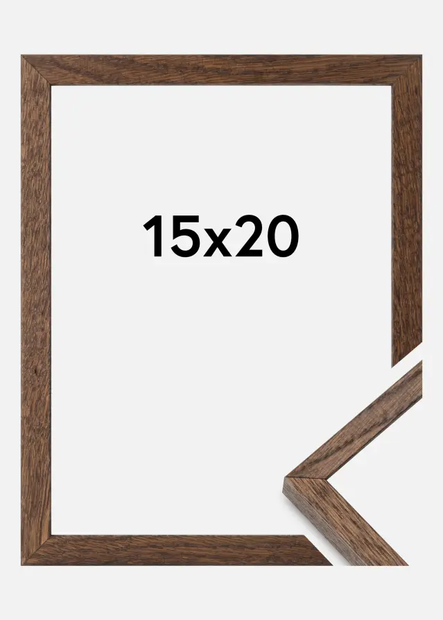 Massive Oak Vetro acrilico Dark Painted 15x20 cm