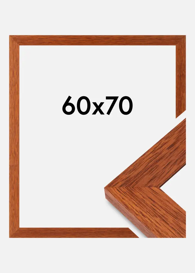 Cornice Juno Vetro Acrilico Ciliegia 60x70 cm