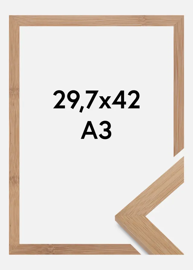 Cornice Hoei Bambù Vetro acrilico 29,7X42 cm (A3)