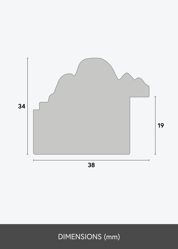 Specchio Freyja Oro - Misure personalizzate