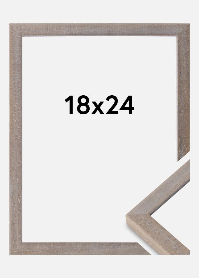 Cornice Ares Vetro Acrilico Grigio 18x24 cm