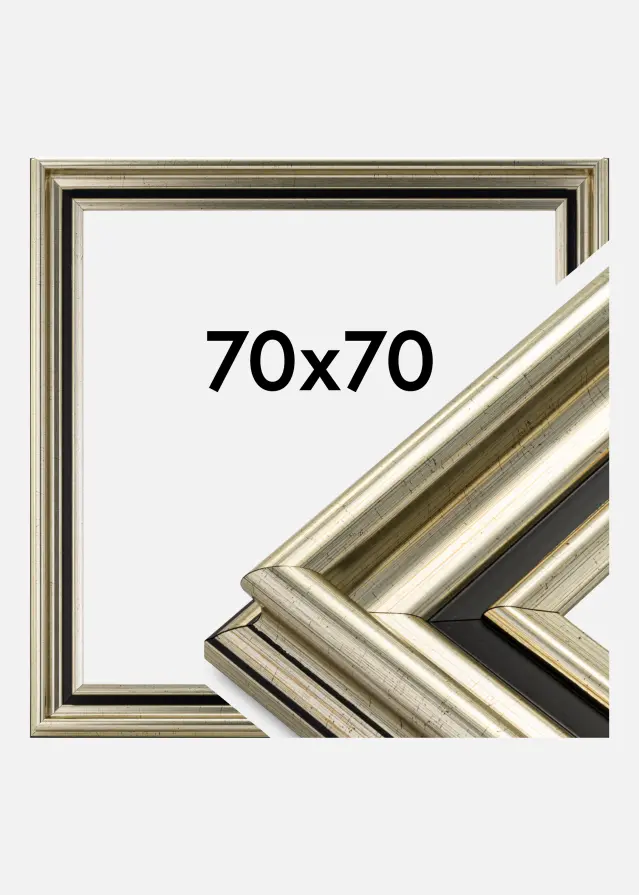 Cornice Gysinge Premium Argento 70x70 cm