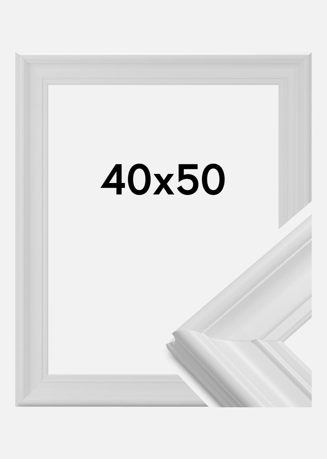 Product Image for Cornice Mora Premium Vetro acrilico Bianco 40x50 cm