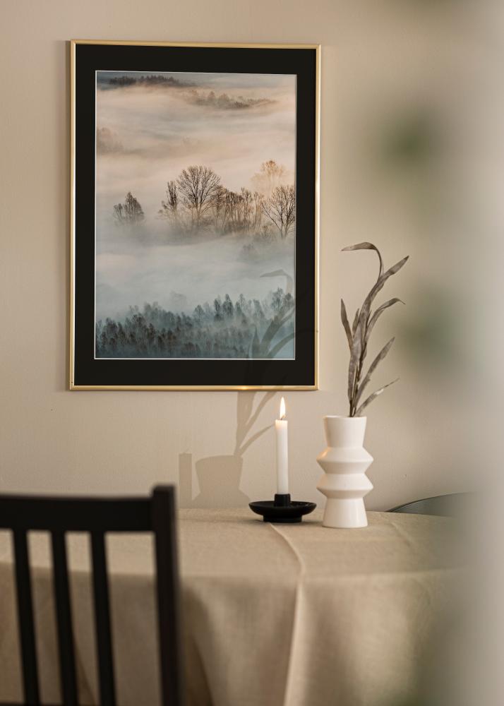 Cornice New Lifestyle Oro 30x40 cm - Passe-partout Nero 18x27 cm