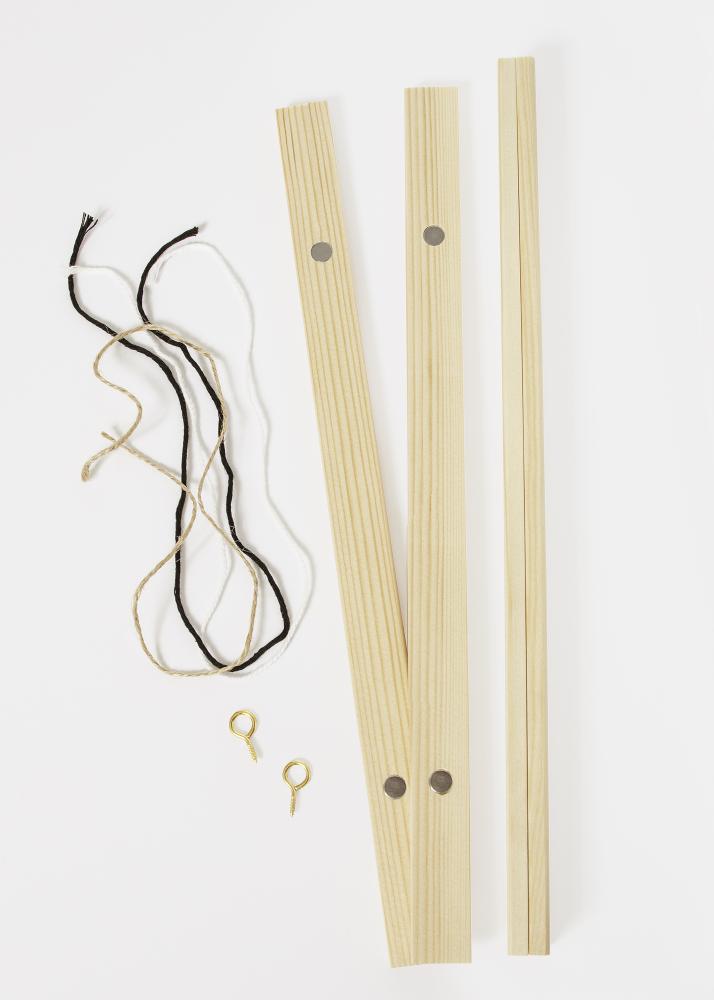 Ganci per poster Naturale - 40 cm