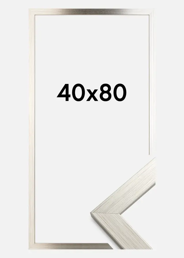 Cornice Silver Wood 40x80 cm