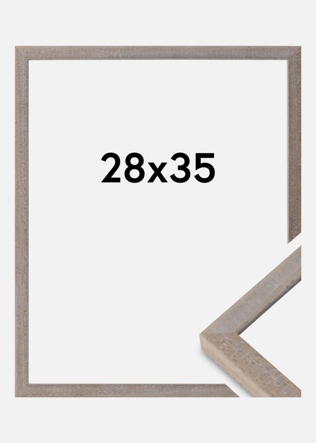 Cornice Ares Vetro Acrilico Grigio 28x35 cm