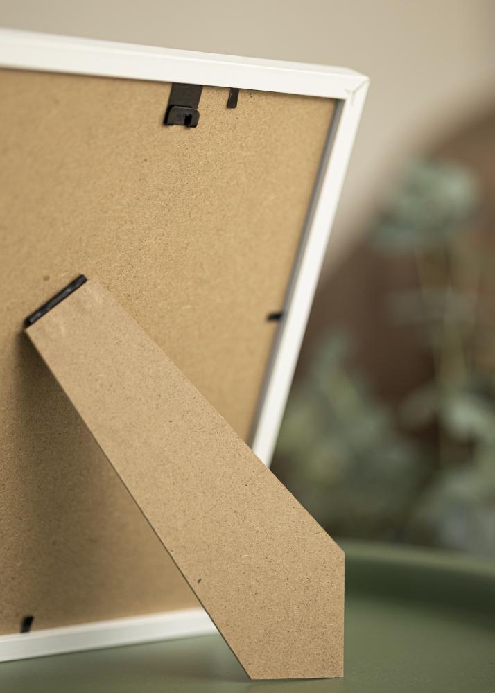 Cornice Trendy Bianco 20x25 cm - Passe-partout Nero 14x18 cm