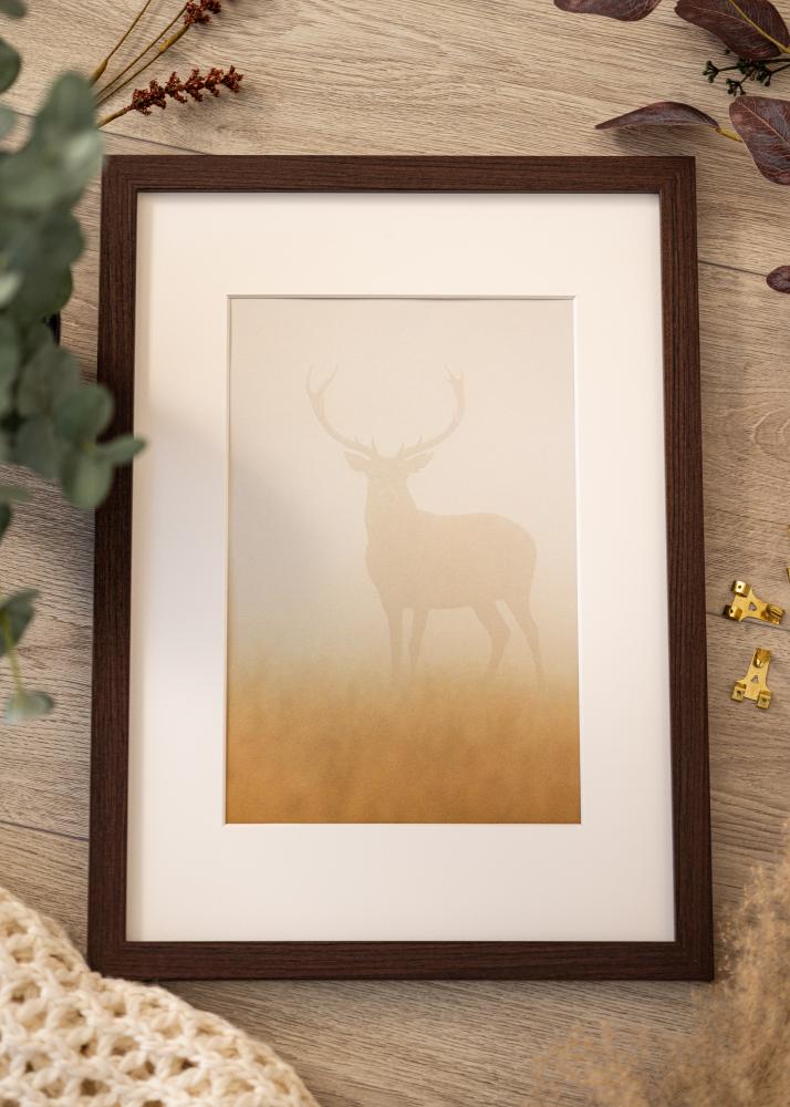 Cornice Deco Vetro acrilico Noce 20x30 cm